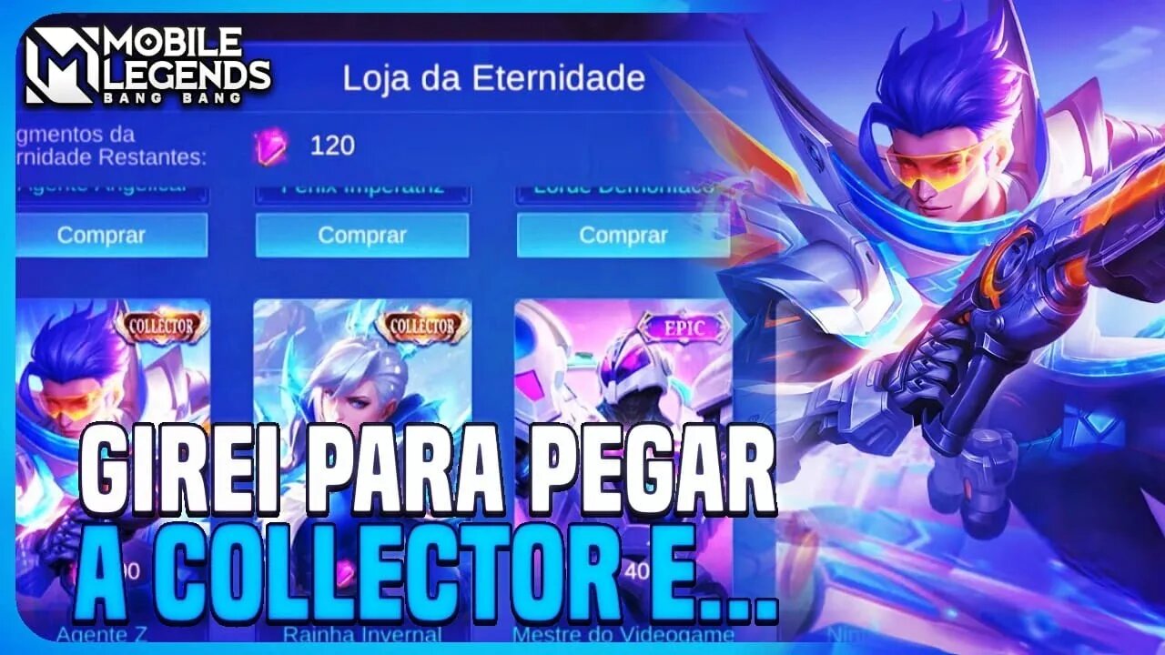 GIREI NA BOX PRA PEGAR A SKIN COLLECTOR DO GRANGER E ISSO ACONTECEU... | MLBB