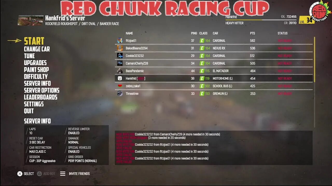 Red CHunk Racing Champ Season p2