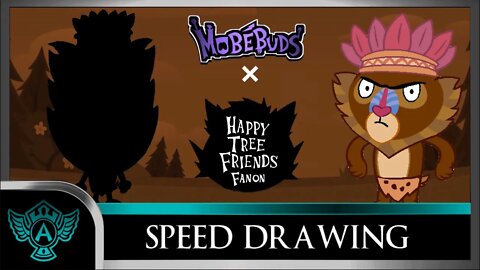 Speed Drawing: Happy Tree Friends Fanon - Bongo | Mobebuds Style