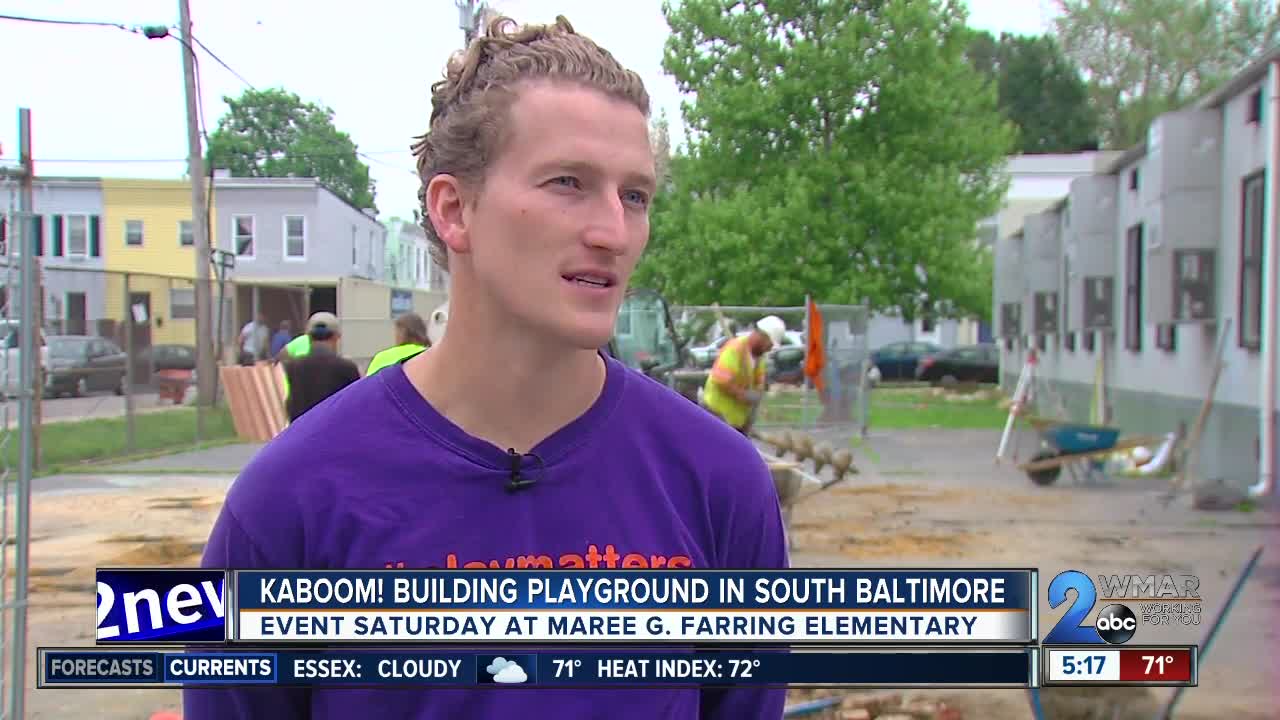 KaBOOM! is building playground in South Baltimore