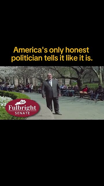 At least this politician is honest! Would you vote for him?