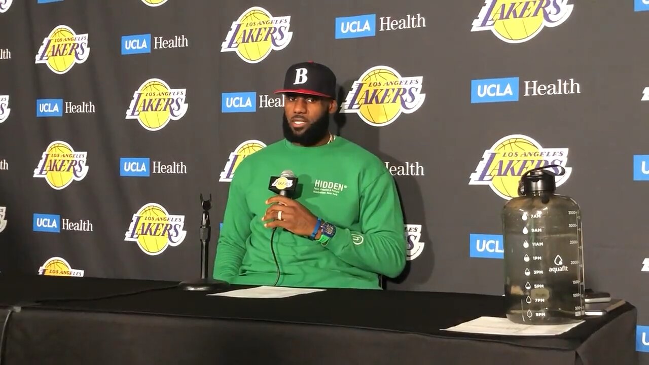 LeBron James on being patient with the #Lakers building chemistry