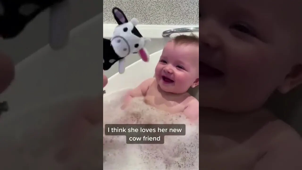 Cute Chubby baby bathing and then this happens... #babies #cute