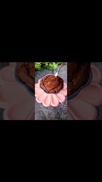 This baked oats with chocolate is really amazing!🤍 No egg! #bakedoats