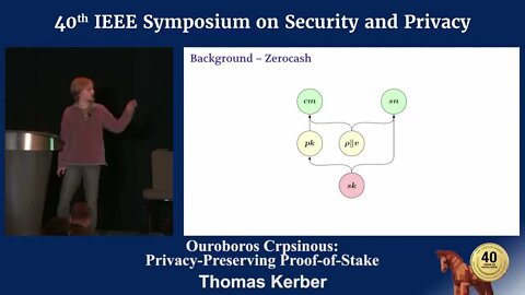 Ouroboros Crypsinous Privacy Preserving Proof of Stake