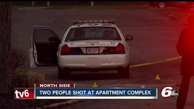 Two people shot at apartment complex
