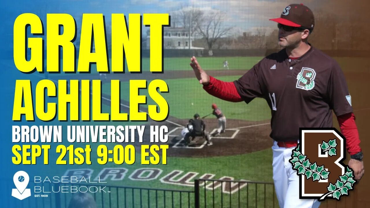 Coaches Corner: Grant Achilles, Baseball HC Brown University