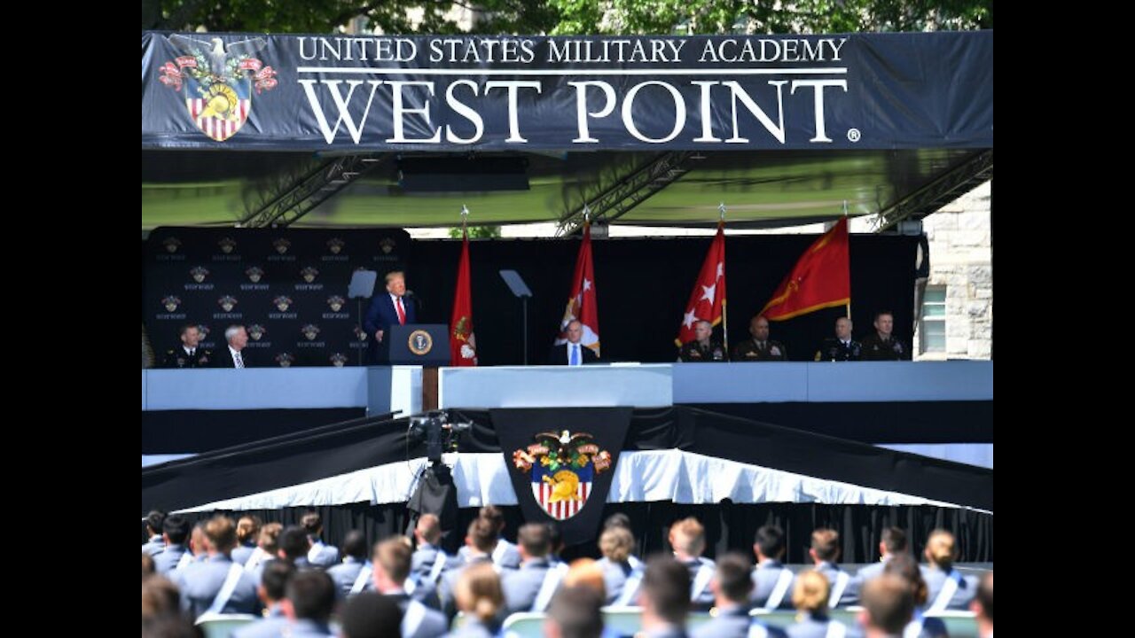 President Trump at the 2020 West Point Graduation Ceremony