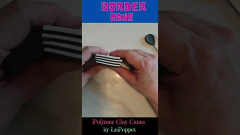 Polymer Clay BORDER CANE