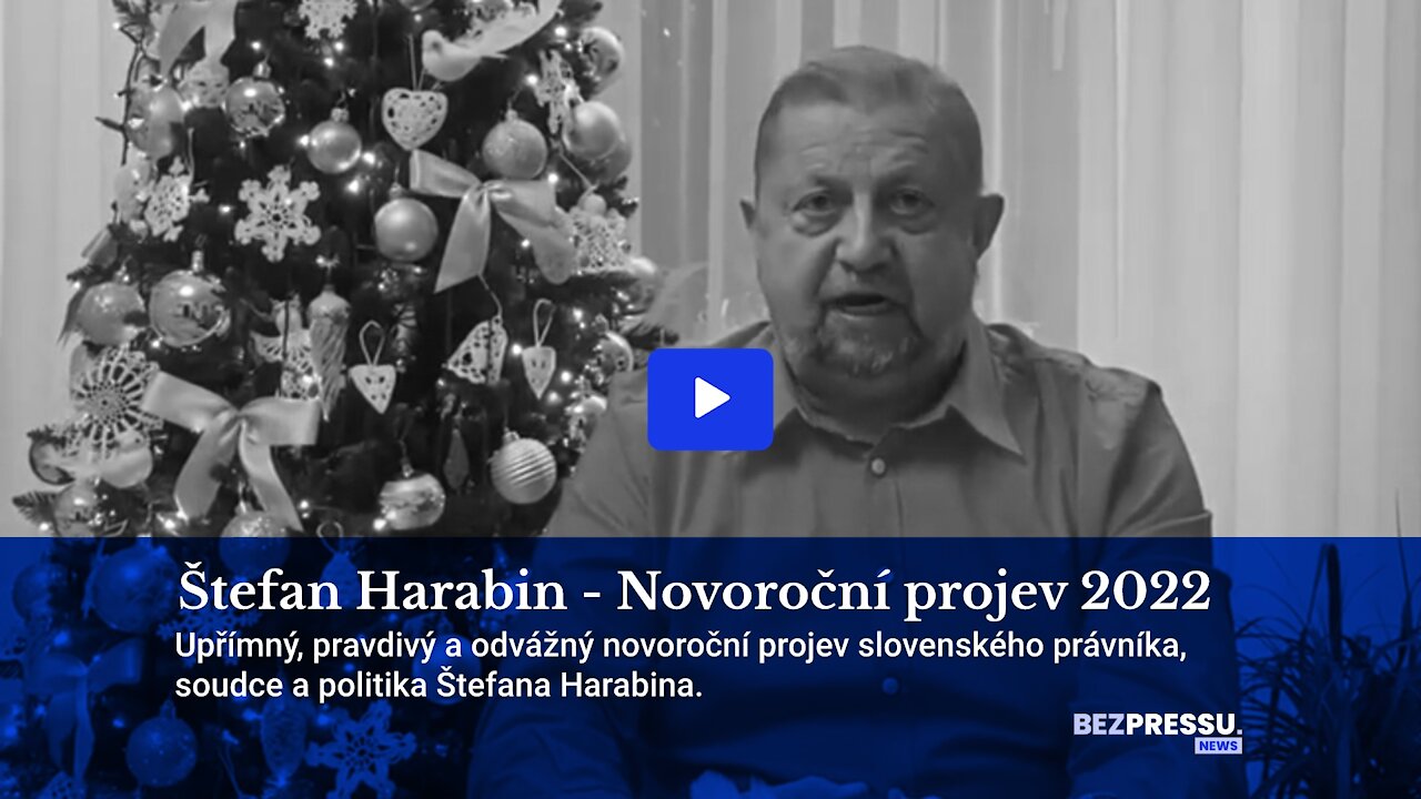 Štefan Harabin - Novoroční projev 2022