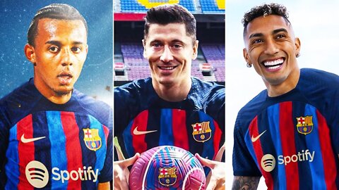 BARCELONA IS ON FIRE! THREE TRANSFERS THIS WEEK! LEWANDOWSKI RAPHINHA KOUNDE te