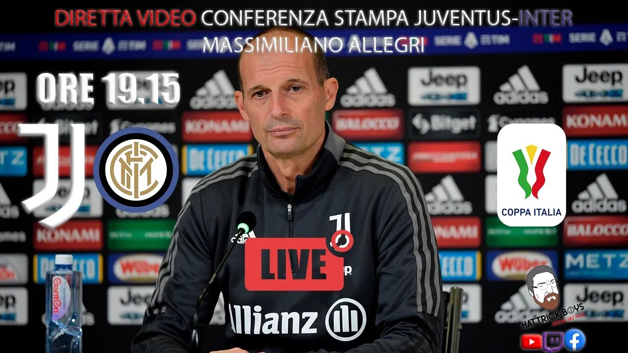 JUVENTUS-INTER : CONFERENZA STAMPA FINALE COPPA ITALIA MASSIMILIANO ALLEGRI