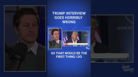 Trump Interview Goes Horribly Wrong #shorts