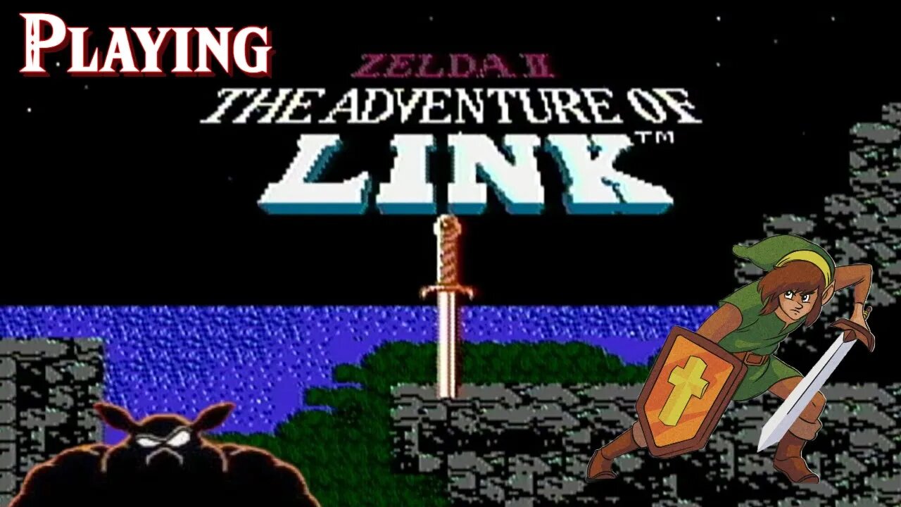 Zelda II - The Adventure of Link. Nintendo Switch Gameplay