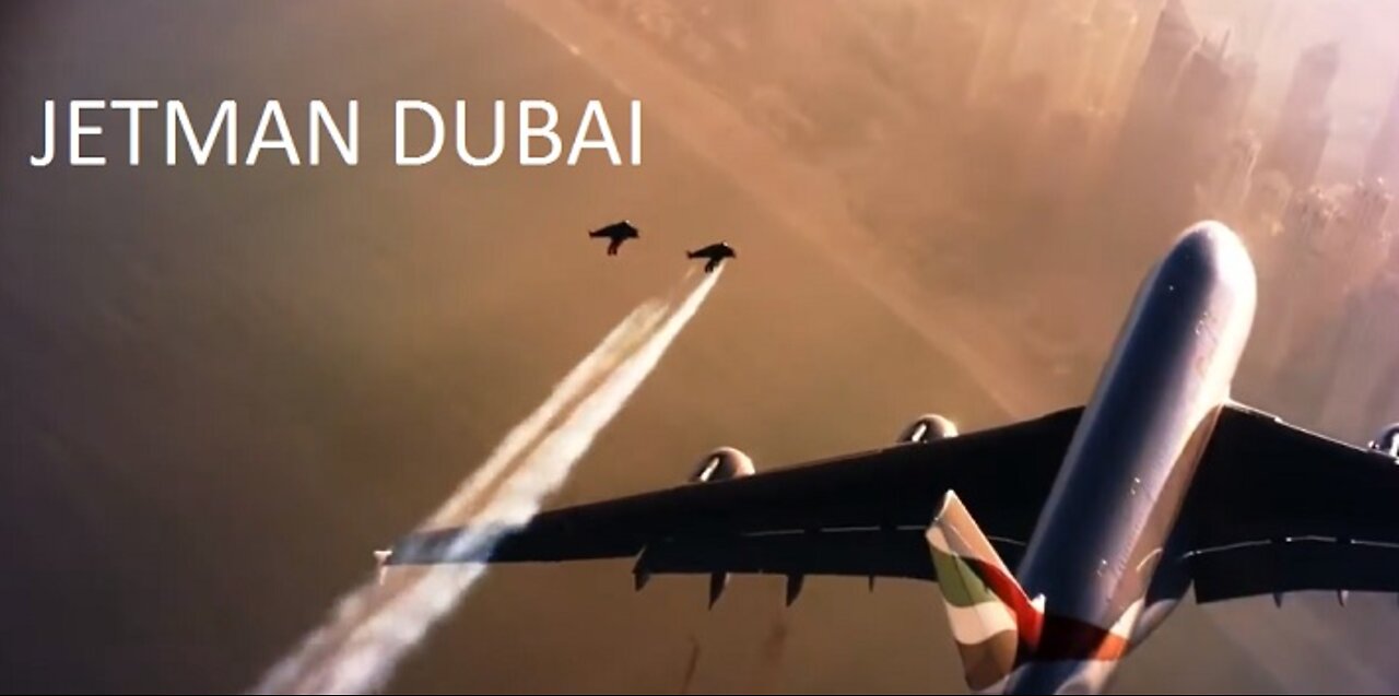 Jetman - Emirates A380 and Jetman Dubai Formation Flight - Emirates Airline