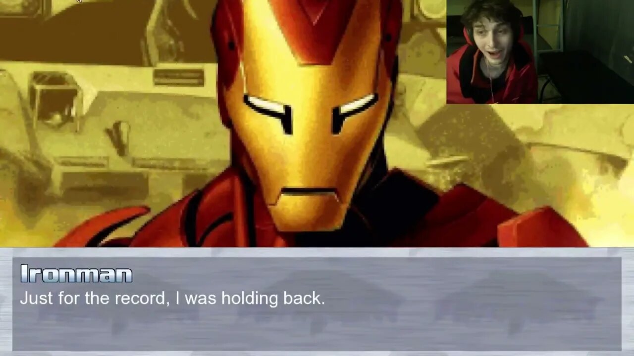 Batman VS Iron Man In An Epic Battle In The MUGEN Video Game With Live Commentary
