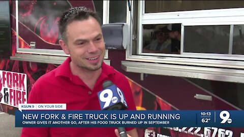 'Fork & Fire' debuts new food truck