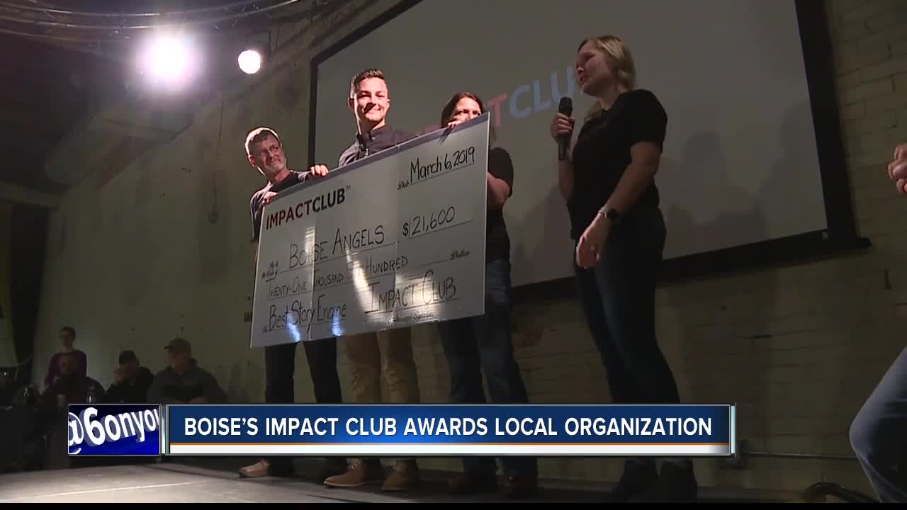 Boise Impact Club members gives thousands to foster care charity