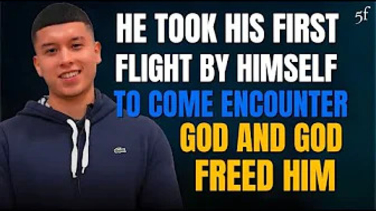 He Took His First Flight by Himself to Come Encounter God & God Freed Him