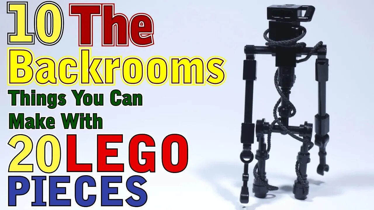 10 The Backrooms things you can make with 20 Lego pieces