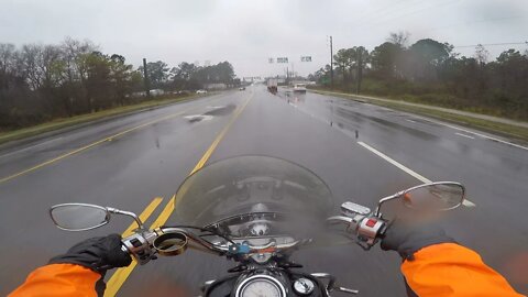 It's a Cold and Rainy Day to be a Biker