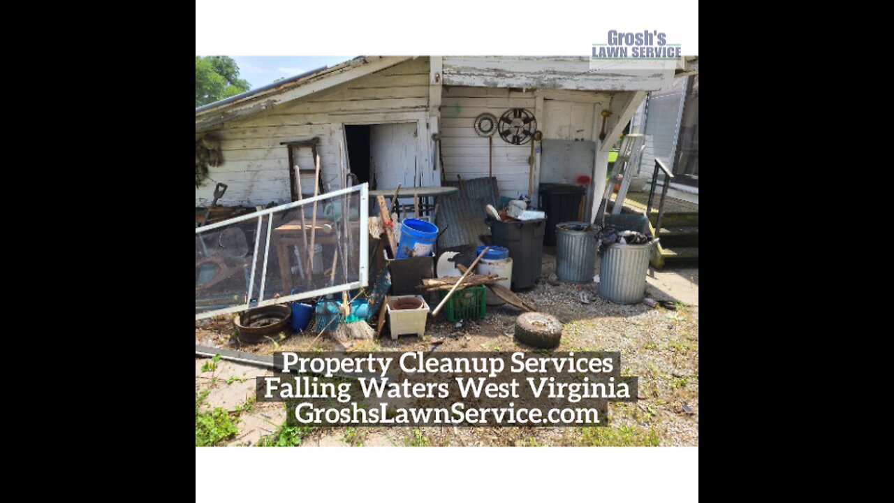 Property Yard Cleanup Falling Waters West Virginia