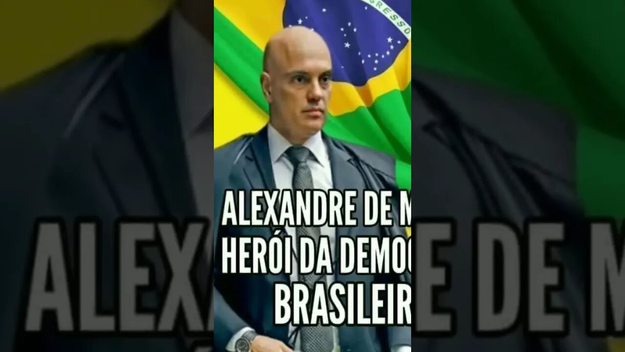 Alexandre de Moraes O herói da democracia que colocou o bolsonarismo no seu devido lugar#shorts