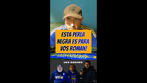 Esta perla negra es para vos Juan Roman Riquelme !