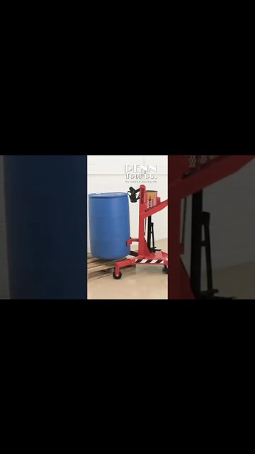 This is much better than lifting barrels yourself