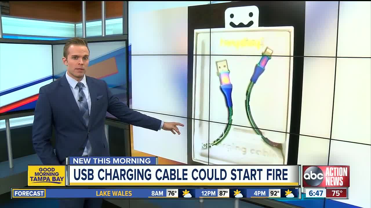 Target recalls 90K USB charging cables due to shock, fire hazards