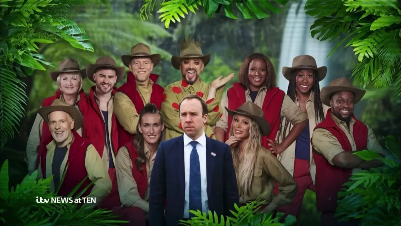 ITV News at Ten opening | Matt Hancock I’m a Celebrity headlines (01/11/2022)