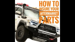 How to insure your aftermarket parts