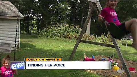 Folks across Ohio rally to help young girl who can't speak after hearing her story