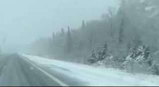 Gaspésie : les conditions hivernales provoquent des accidents