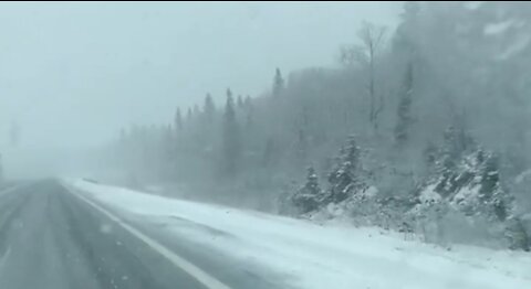 Gaspésie : les conditions hivernales provoquent des accidents