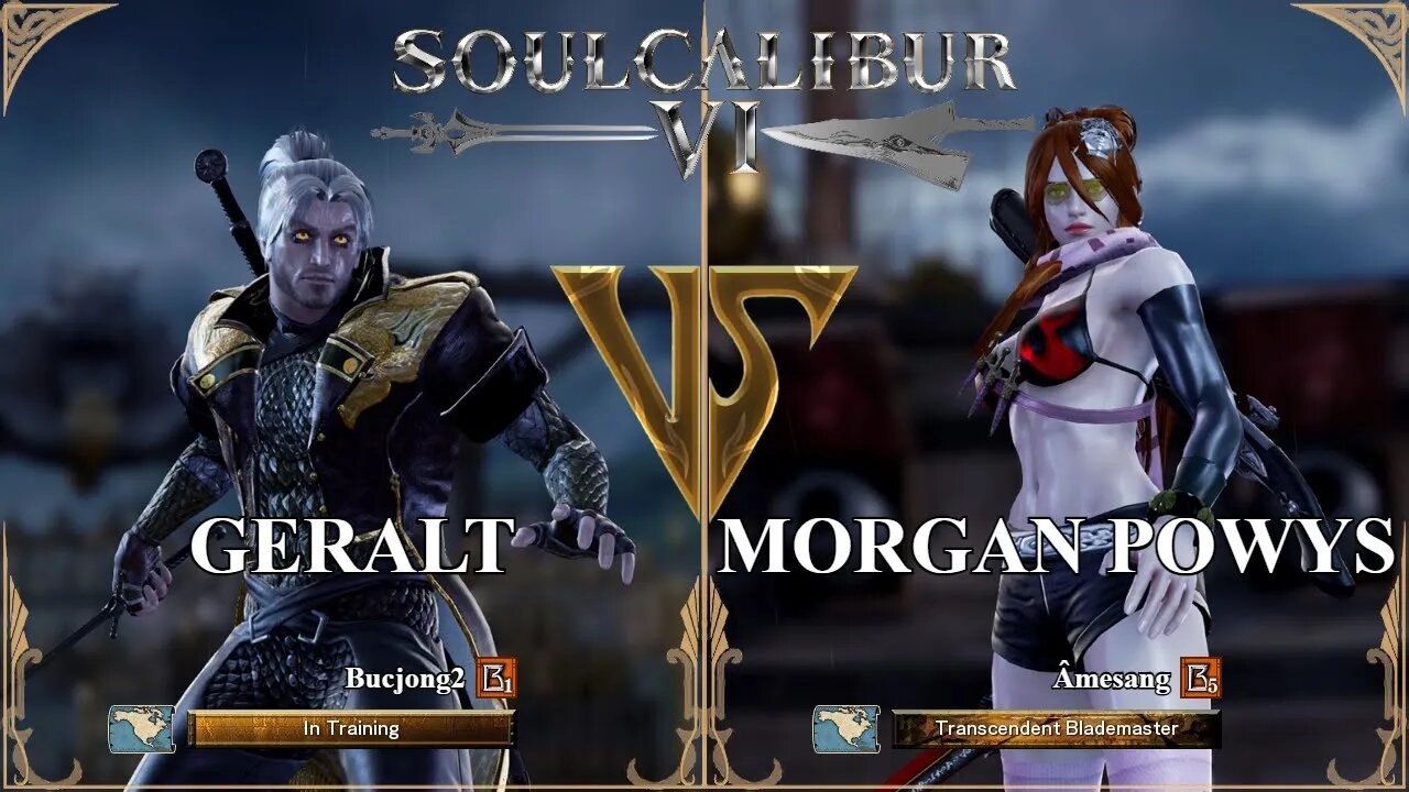 Geralt (Bucjong2) VS Morgan Powys (Amesang) (SoulCalibur VI — Xbox Series X Ranked)