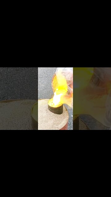 Casting With Molten Brass