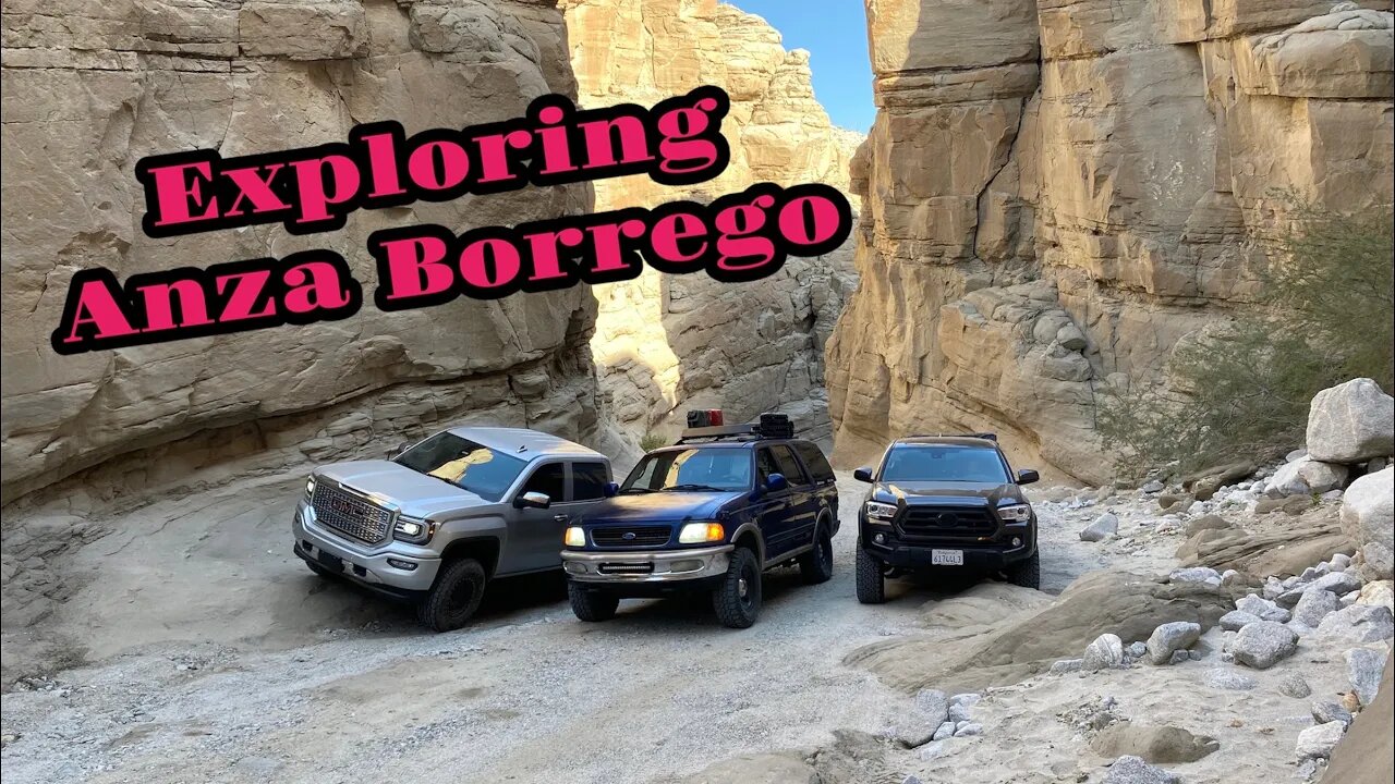 Anza Borrego Desert | Exploring Canyon Sin Nombre, Diablo DropOff, Sandstone Canyon, Fish Wash Creek