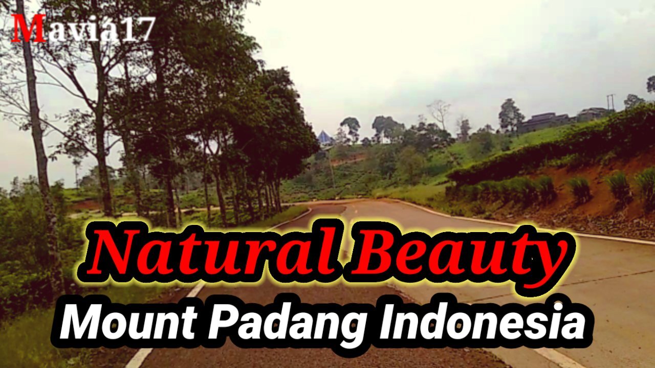 Natural beauty Mount Padang Indonesia