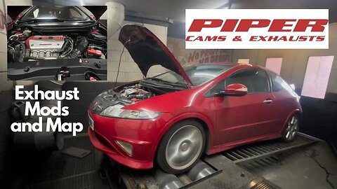 Honda Civic Fn2 Typer Exhaust Mods only and Map on Ecutek Software