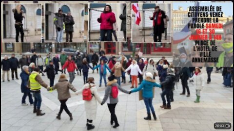 ANNEMASSE - Rassemblement citoyen pour la LIBERTÉ - 16.01.21