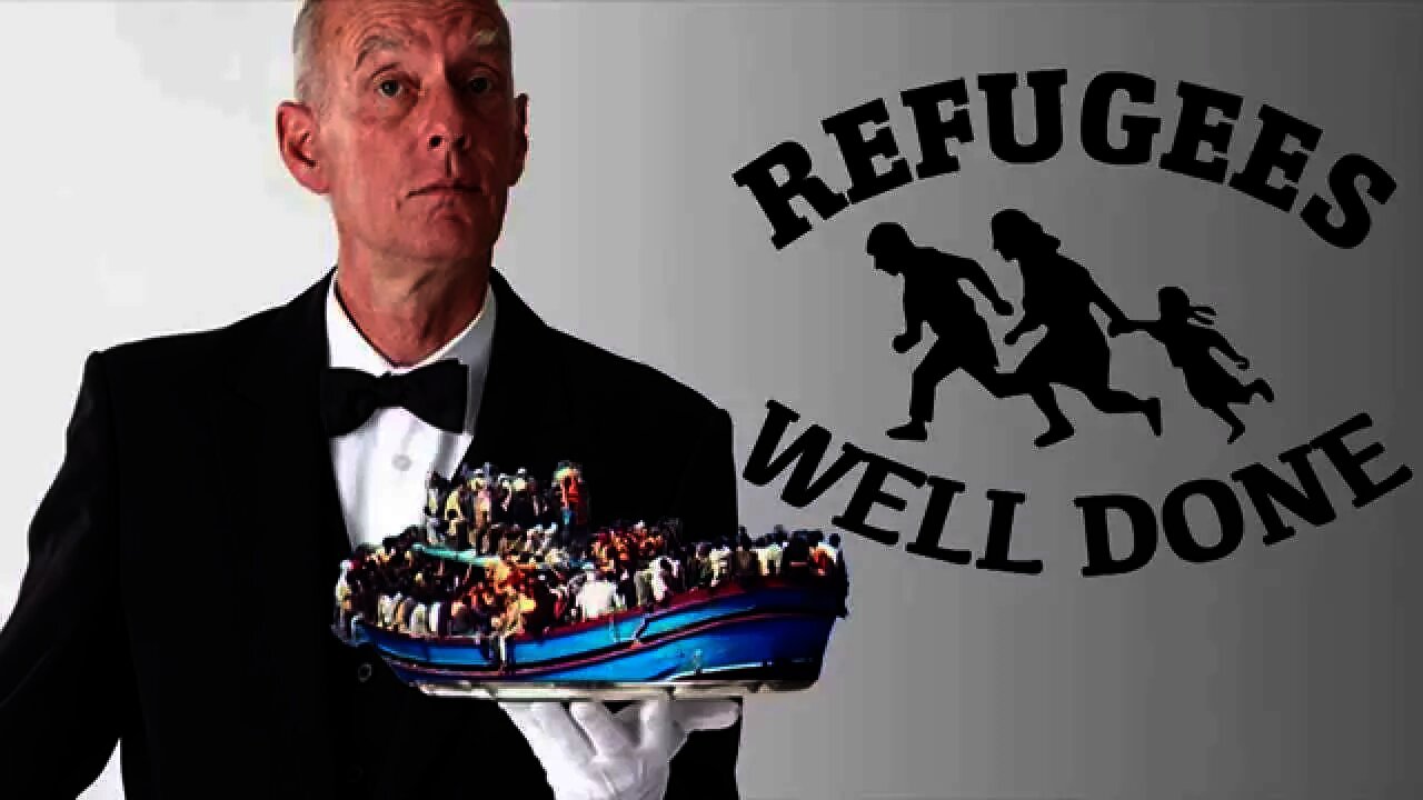 Refugees Well Done - Sie essen Flüchtlings-Fischstäbchen (Live in Ramstein 2015)