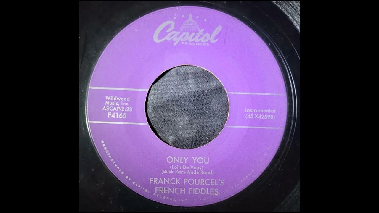 Franck Pourcel's French Fiddles – Only You (Loin De Vous)