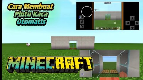 Cara Membuat Pintu Kaca Otomatis Di Minecraft