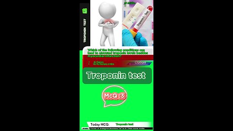 Troponin I test #labotory #lab #test #mcqs • #Troponin • #TroponinTest • #HeartHealth