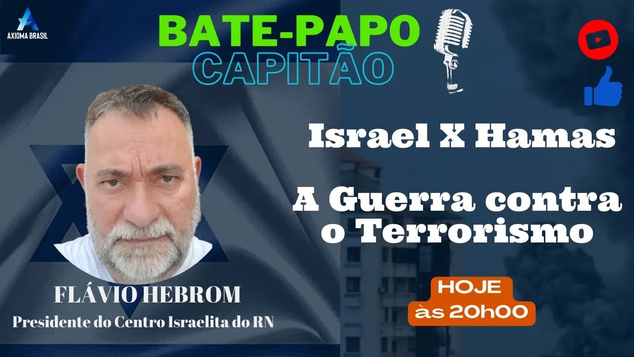 #012 Bate-Papo Capitão com Flávio Hebrom, Presidente do Centro Israelita do RN