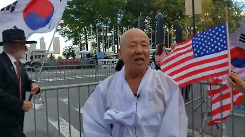 ★[4] [국민이여 깨어나라! 일어나라!] 태극기 군대 UN 본부 총출동! 문재인을 체포하라! [태평] 190924 화 [태투 뉴욕 41차-4] 맨하탄 UN 본부 앞