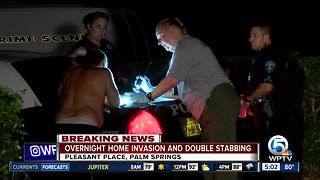 2 stabbed after home invasion in Palm Springs