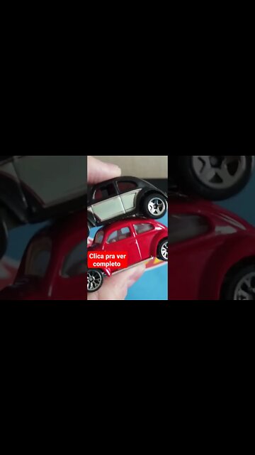 Miniaturas Fusca Beetle Hot Wheels e Matchbox comparativo de marcas