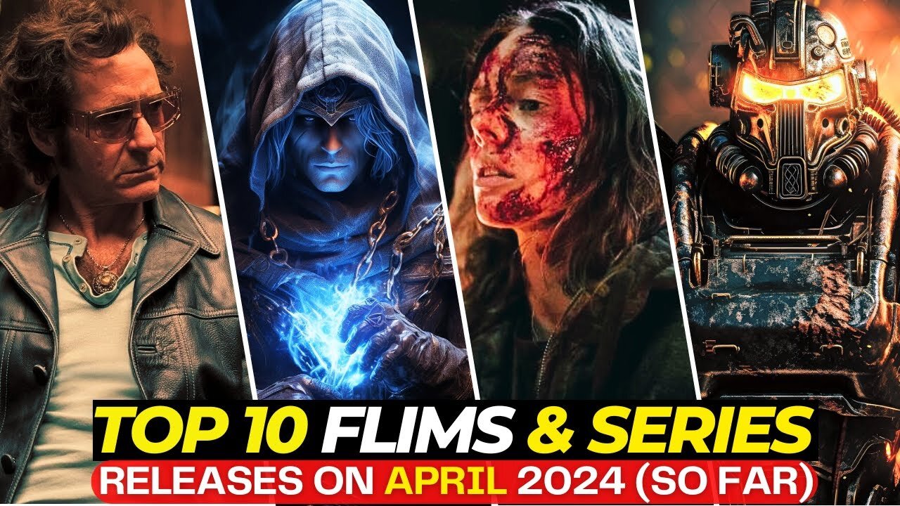 Top 10 Hottest Releases In April 2024 You Can't Miss | Best Movies & Series On Netflix, Apple TV